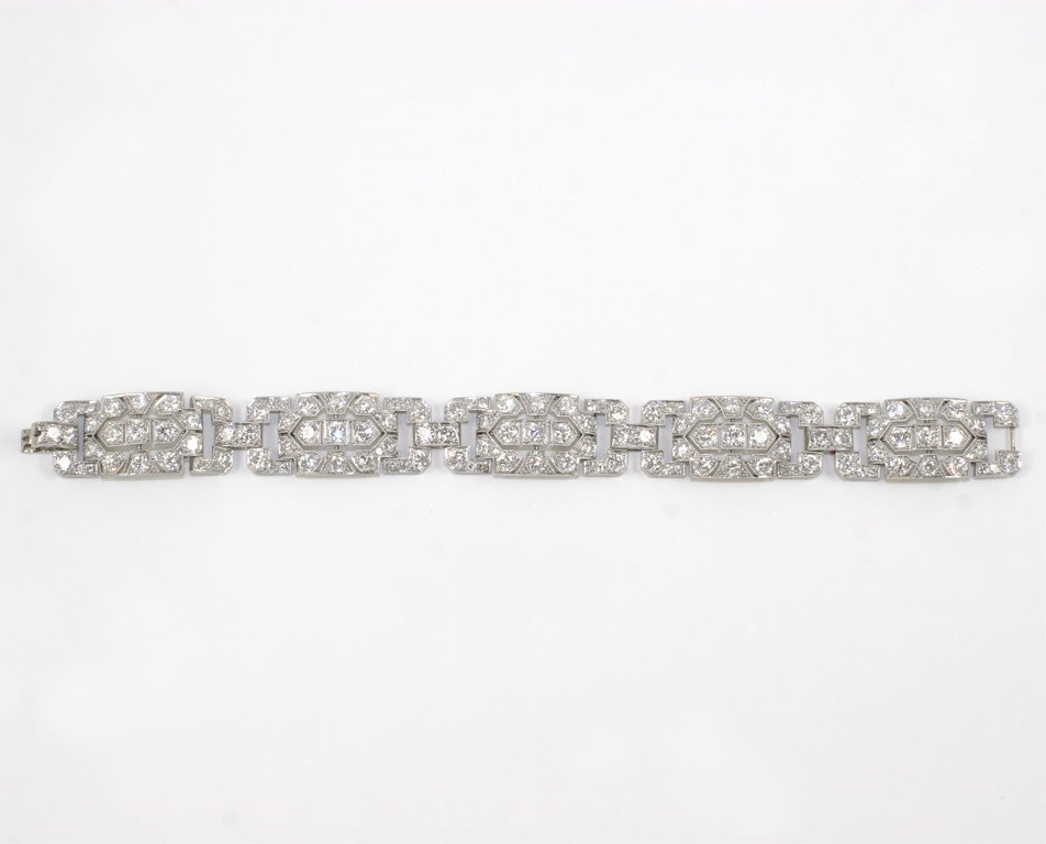Art Deco  Diamond  Bracelet 4