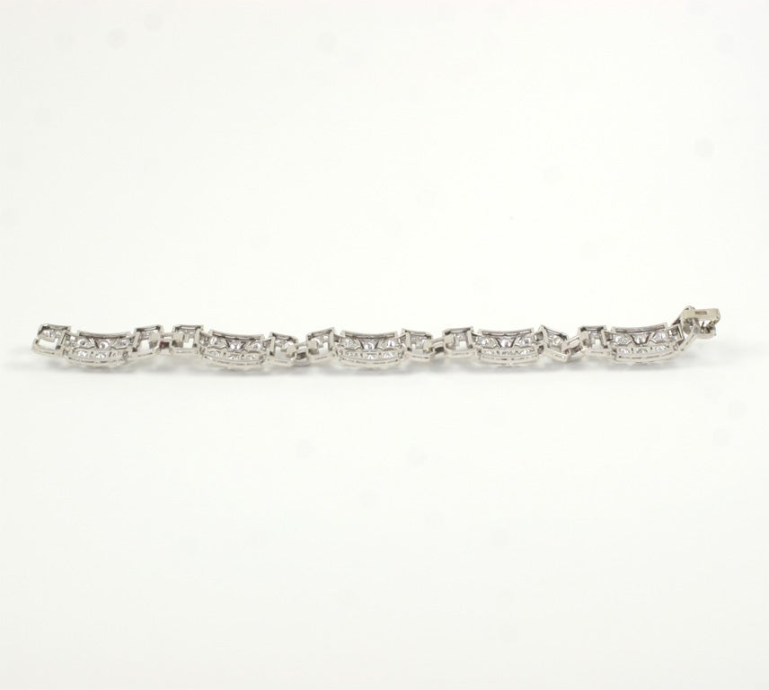 Art Deco  Diamond  Bracelet 5