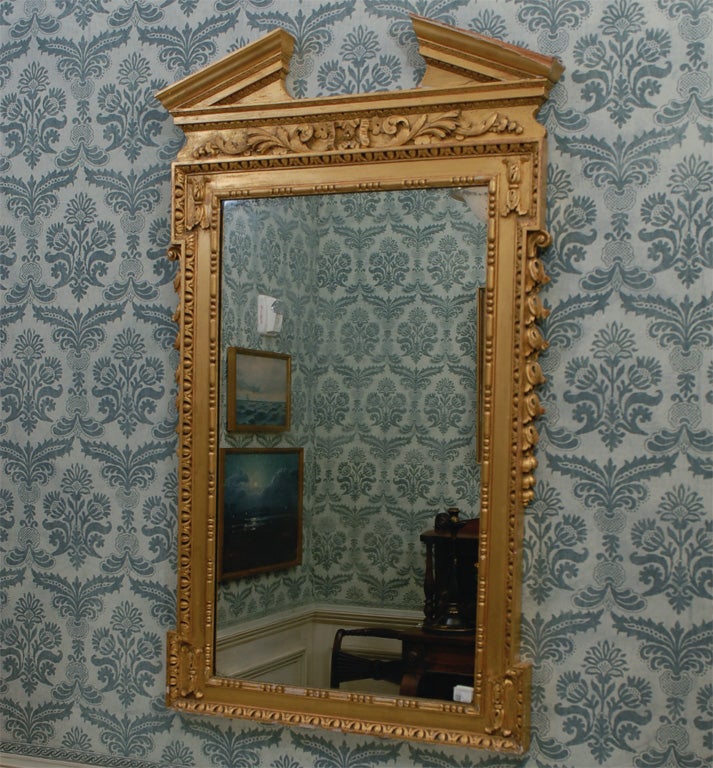 George II Style Gilt Mirror