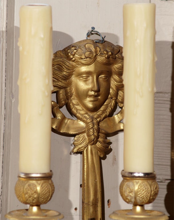 Pair of Art Nouveau Sconces