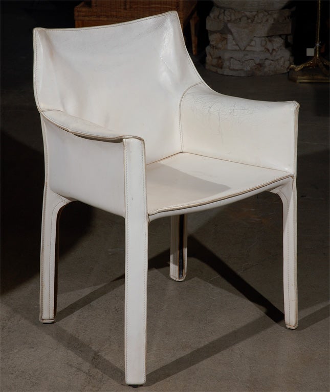 Mario Bellini/Cassina Set of 4 Cab Chairs 2