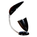 Rare Greta Grossman Cobra Reflector Table Lamp by Ralph O Smith