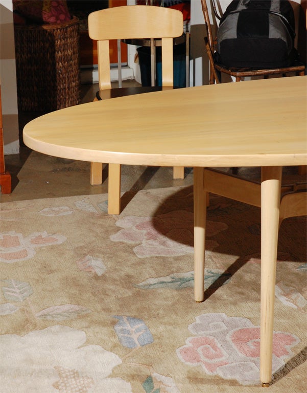 20th Century Surfboard shaped dining table