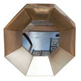 Curtis Jere Brushed Nickel Art Deco Mirror