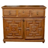 19th Century Spanish Colonial Buffet of Pine