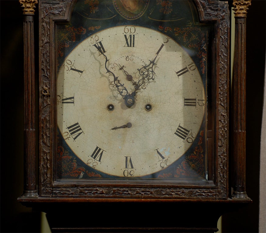 19thc Scottish Grandfather Clock For Sale 1
