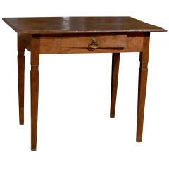 French Provencal Fruitwood Side Table