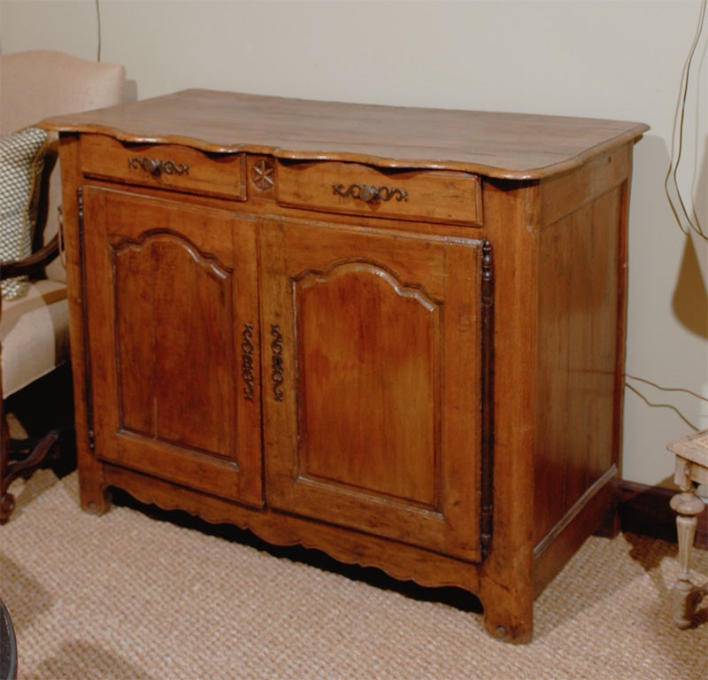 19th Century French Provencal Buffet of Walnut