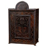 Antique 19th Century  Tramp Art Cabinet