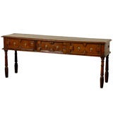 Antique 1780-1800  English Oak Jacobean Dresser Base