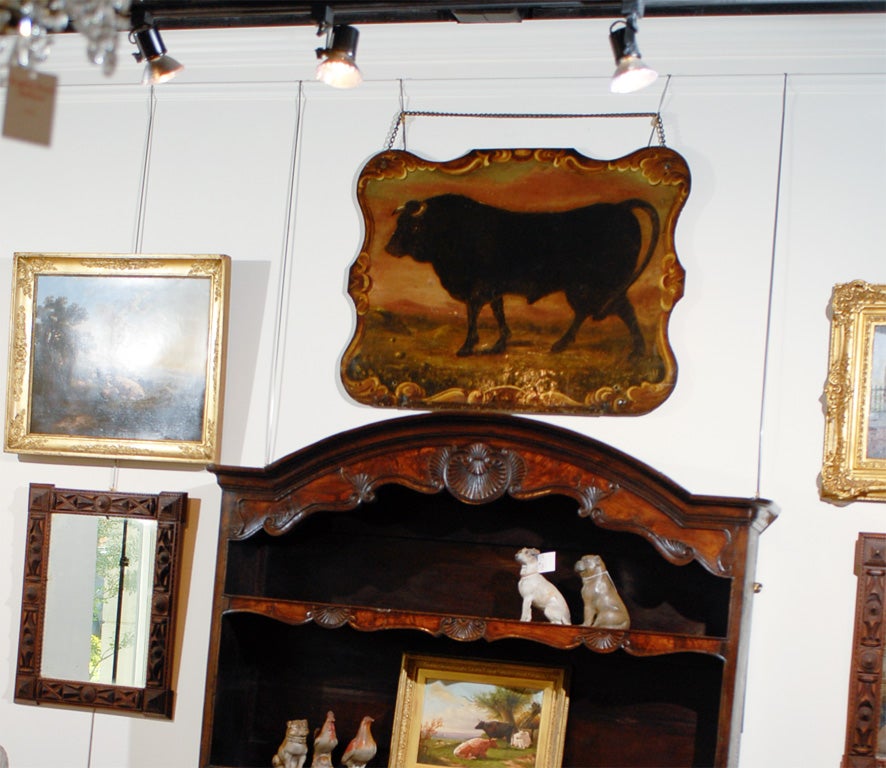 English Pub Sign of Bull