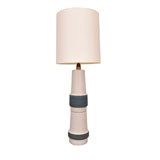A tall Martz ceramic Table Lamp. Signed.