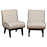 Mid-Century Rocker Chairs, a pair