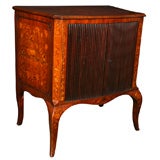 A Dutch marquetry commode