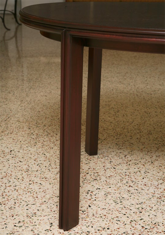 Paul Frankl Oval Dining Table for Johnson Furniture In Excellent Condition In Miami, FL
