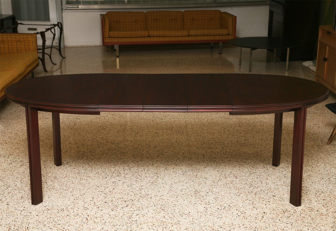 Paul Frankl Oval Dining Table for Johnson Furniture 1