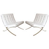 Pair of Knoll Barcelona Chairs