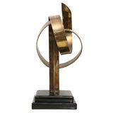 70's Van Teal Brass Ribbon Sculpture