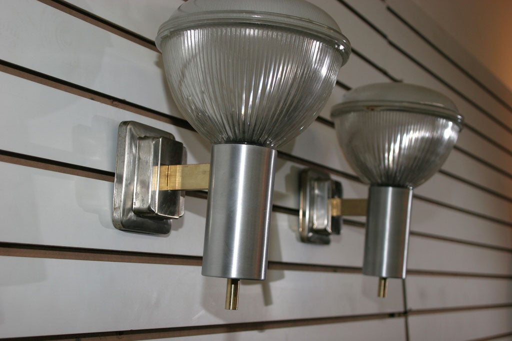 Mid-20th Century A pair of Milanese sconces