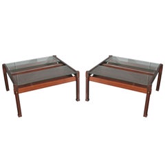 Pair of "Dione" low tables by Luisa & Ico Parisi