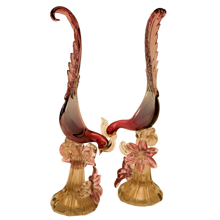 Venetian Glass Birds