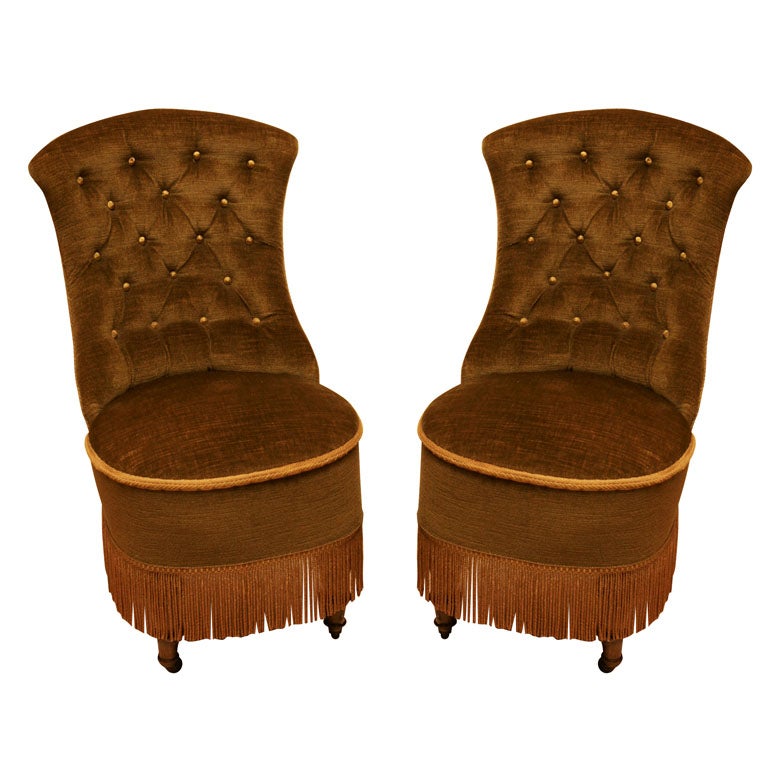 Pair of Slipper Chairs