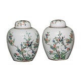 Pair of Chinese Ginger Jars