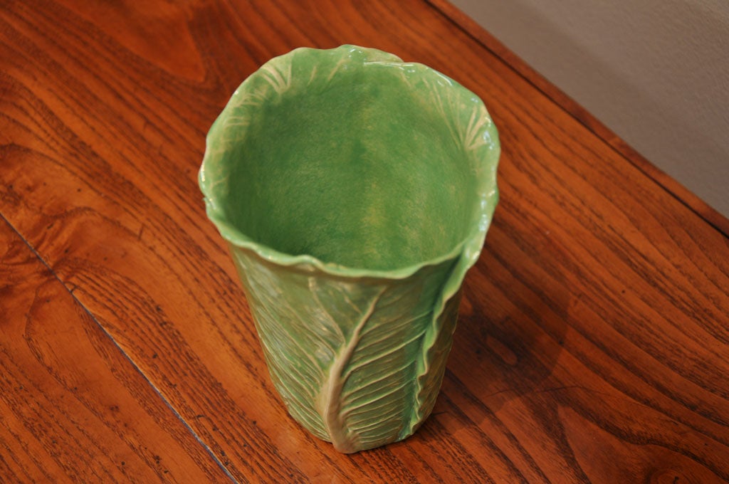 cabbage leaf vase