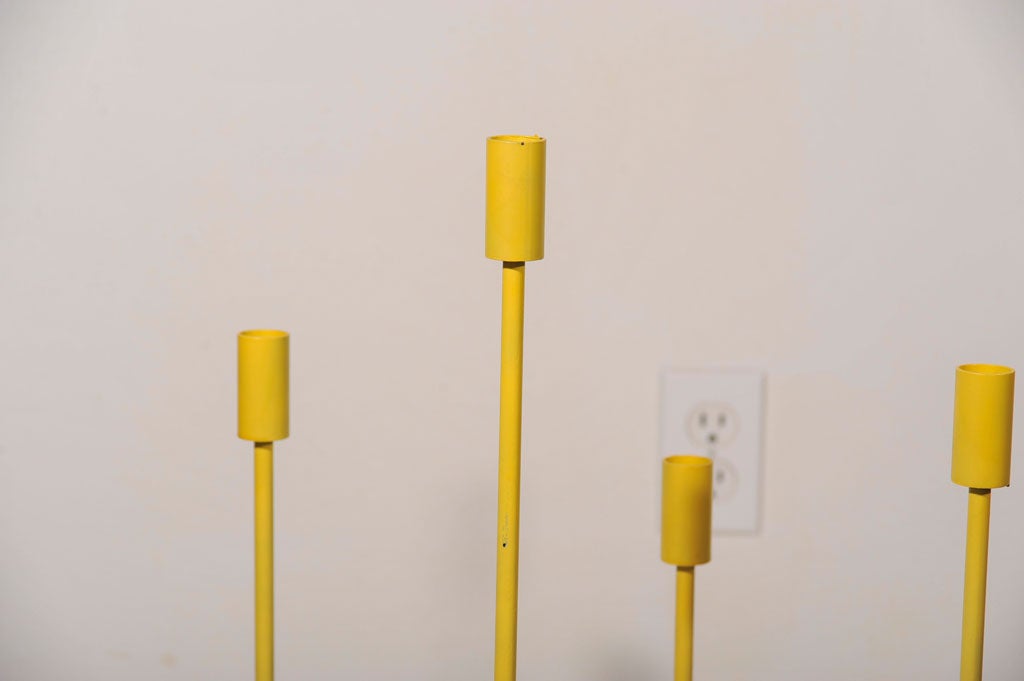 Painted Donald Drumm Candelabra