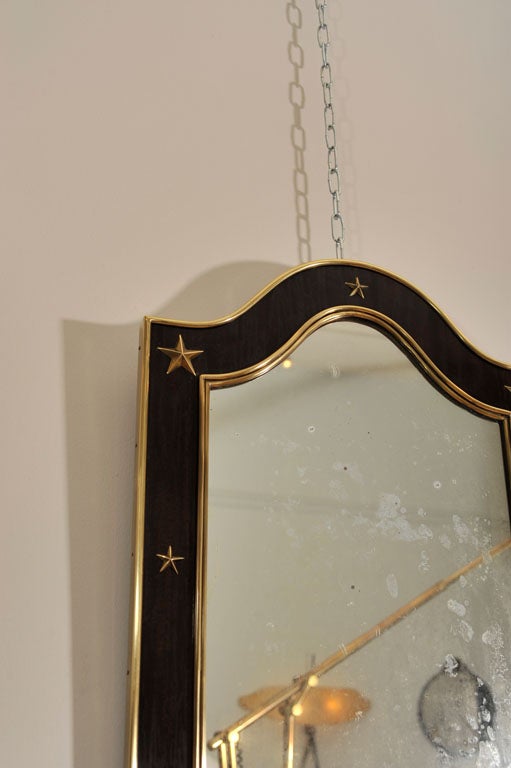 20th Century Jacques Adnet Mirror