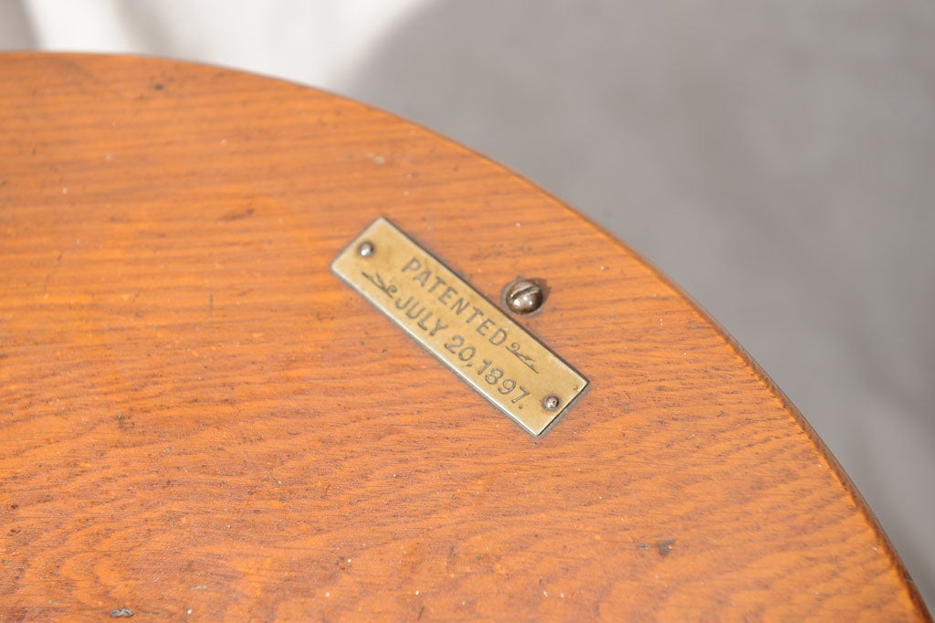 Antique Merrick's Spool Cabinet In Excellent Condition In Petaluma, CA