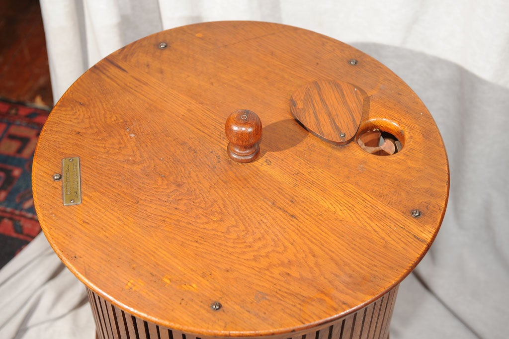 Oak Antique Merrick's Spool Cabinet
