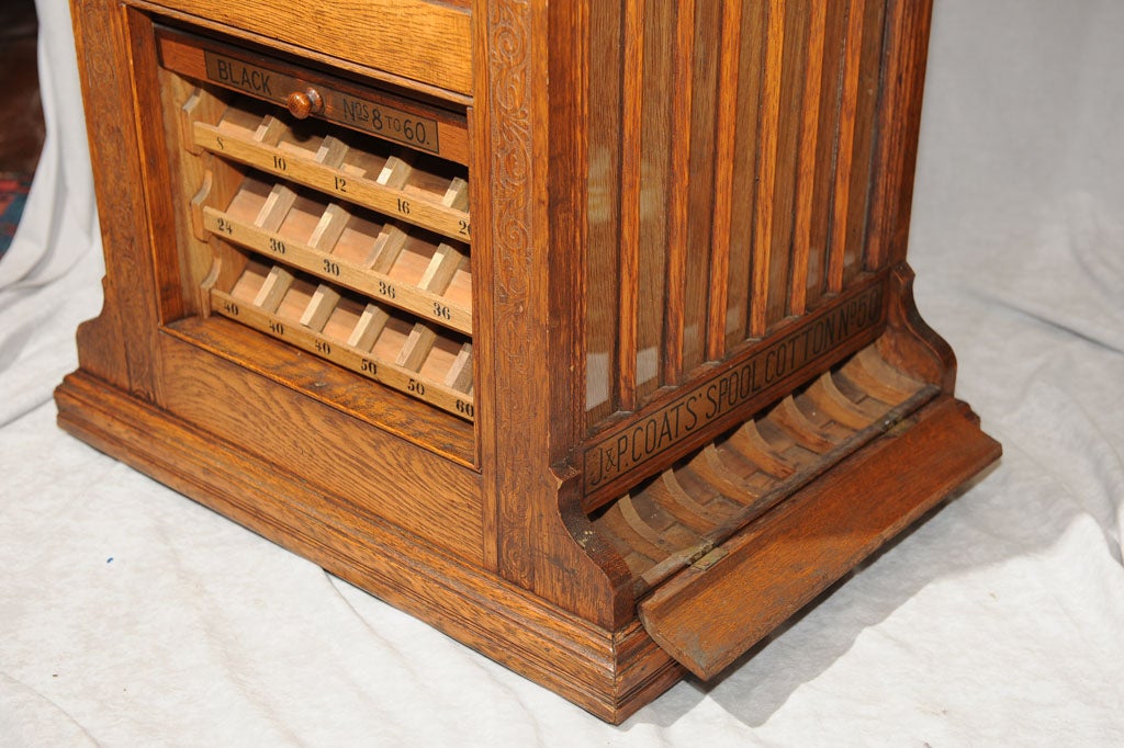 20th Century J. & P. Coats' Spool Cabinet