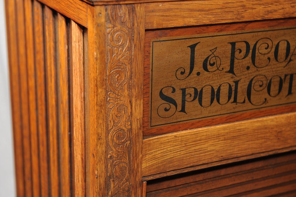 J. & P. Coats' Spool Cabinet 1