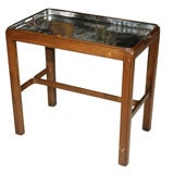 Vintage Silver Tray on Custom Made Stand
