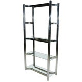 1980
s FAB Chrome Etagere
