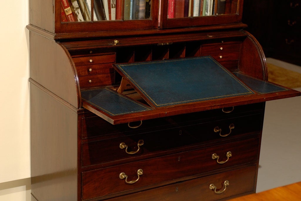 English George III Secretary-Bookcase