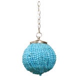 Blue Beaded Globe