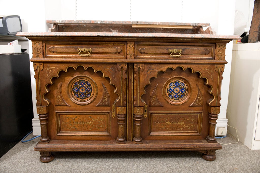 AESTHETIC MOUVEMENT MOORISH REVIVAL BEDROOM SUITE 3