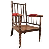 19th Century English Bobbin Turned Armchair