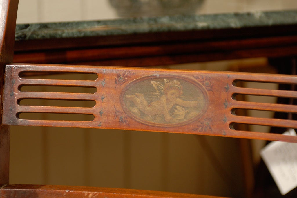 Painted Satinwood Settee/Bench For Sale 2