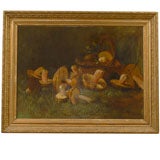 Oil on Canvas of Mushrooms