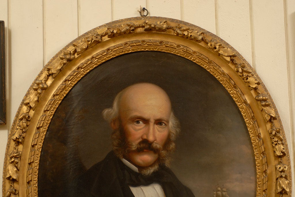 Oil Painting Naval Gentleman