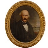 Oil Painting Naval Gentleman