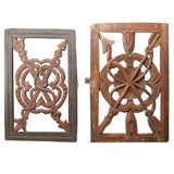 Vintage Small Decorative Wood Panels