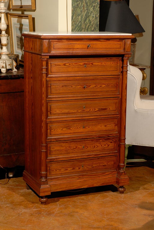 19th Century French Louis Philippe Style Semainier For Sale 4