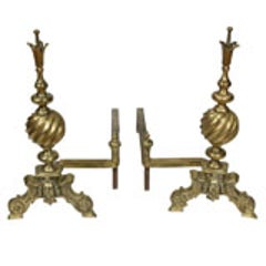 pair of French Andirons 7
