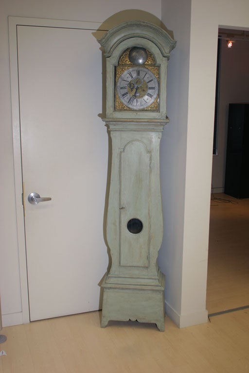 A Swedish Rococo Floor Clock