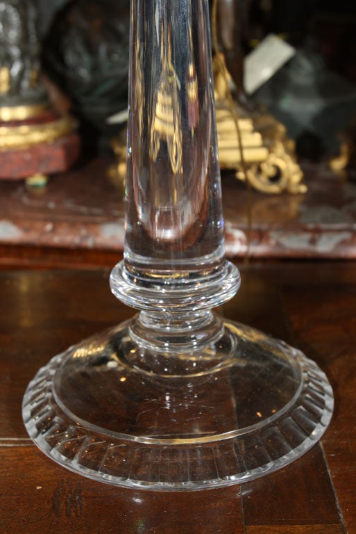 SOLID COLUMN CRYSTAL OIL LAMP 1
