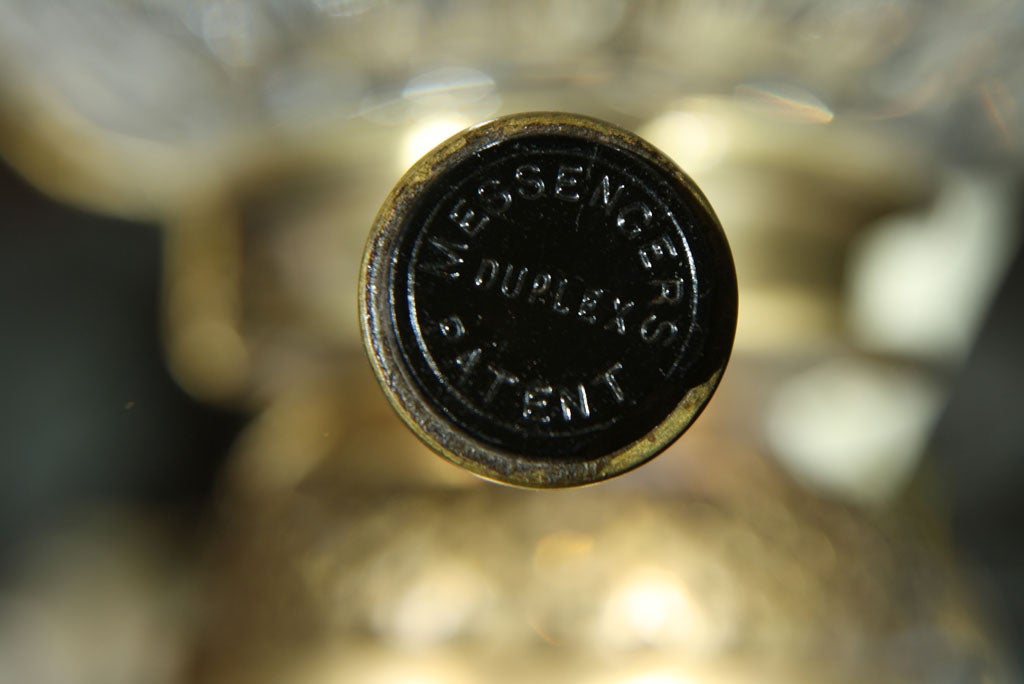 SOLID COLUMN CRYSTAL OIL LAMP 2